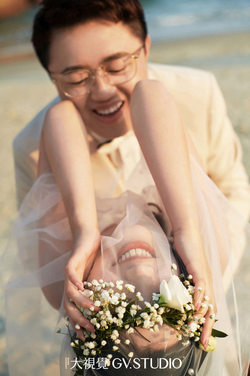 徐先生陈宝宝电影感婚纱照、Mix、KK、扎根于生活的创作，让婚纱照有一种美的踏实感。、婚纱照