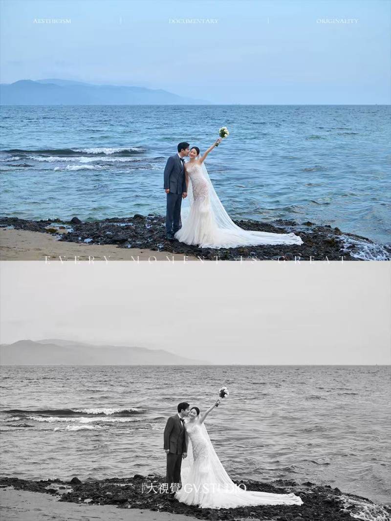 吴先生吕女士电影感婚纱照、Mix、、、婚纱照