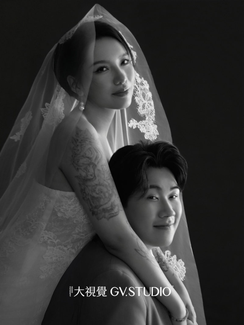 黄先生&诗瑜宝宝电影感婚纱照、Mix、KK、扎根于生活的创作，让婚纱照有一种美的踏实感。、婚纱照