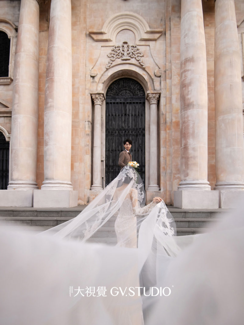 蔡先生&雯静宝宝电影感婚纱照、Mix、KK、扎根于生活的创作，让婚纱照有一种美的踏实感。、婚纱照