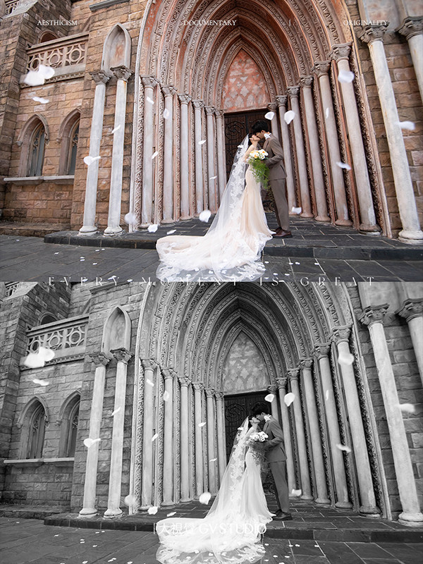 蔡先生&雯静宝宝电影感婚纱照、Mix、KK、扎根于生活的创作，让婚纱照有一种美的踏实感。、婚纱照