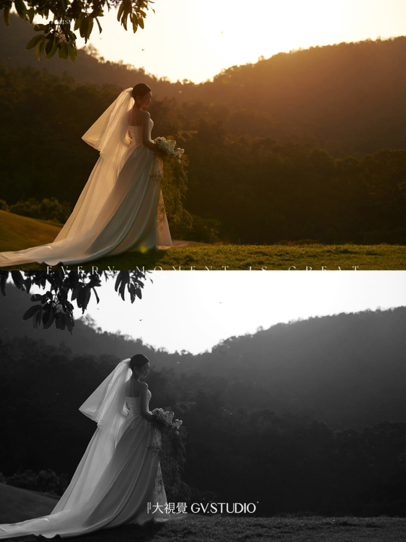 蔡先生&吴宝宝电影感婚纱照、Mix、KK、扎根于生活的创作，让婚纱照有一种美的踏实感。、婚纱照